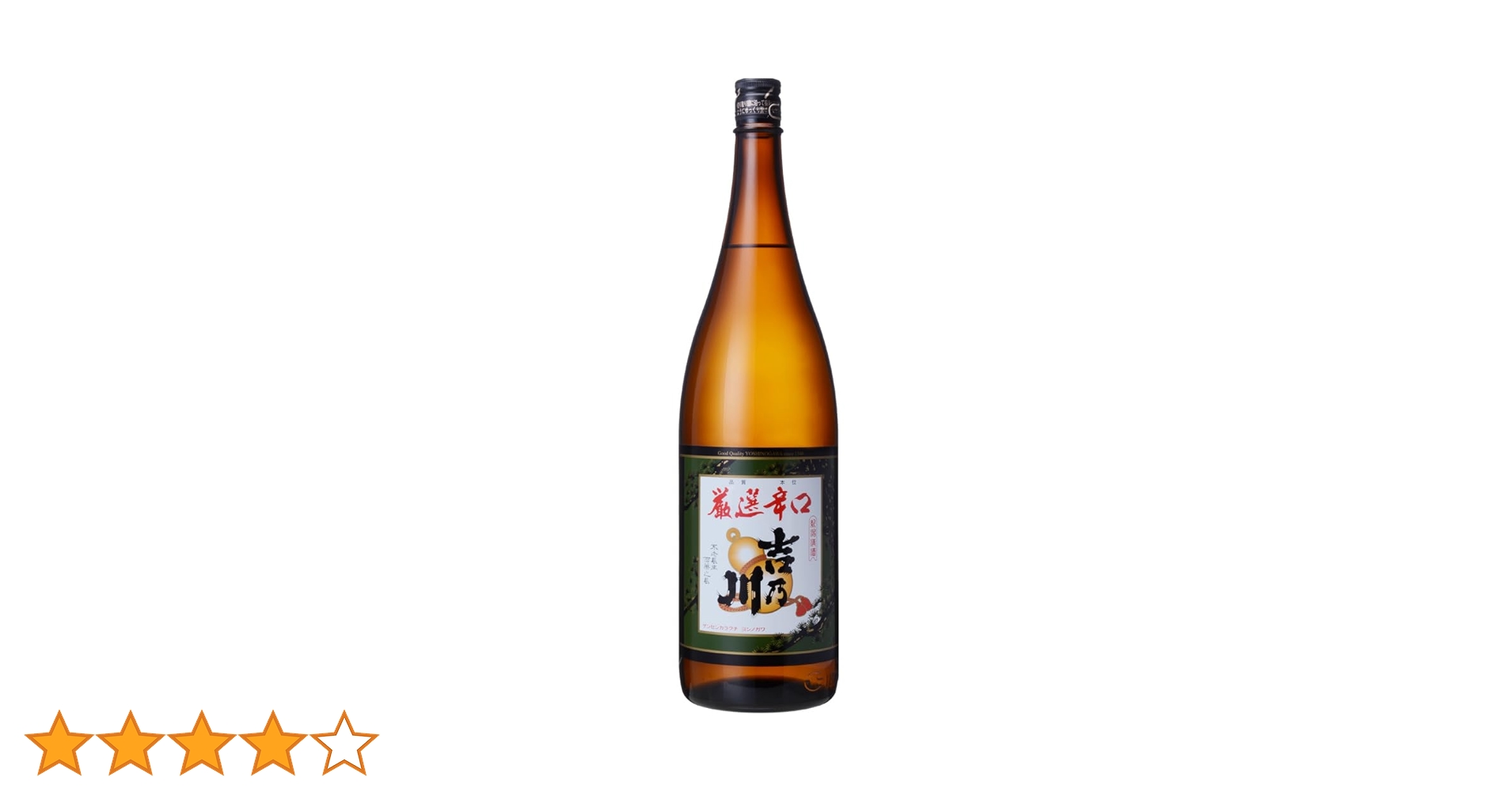 Amazon.co.jp: 厳選辛口 吉乃川 [ 日本酒 新潟県 1800ml ] : 食品